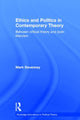 Book cover of: Ethics and Politics in Contemporary Theory Between Critical Theory and Post-Marxism. By: Mark Devenney