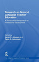 Book cover of: Research on Second Language Teacher Education. By: Karen E. Johnson