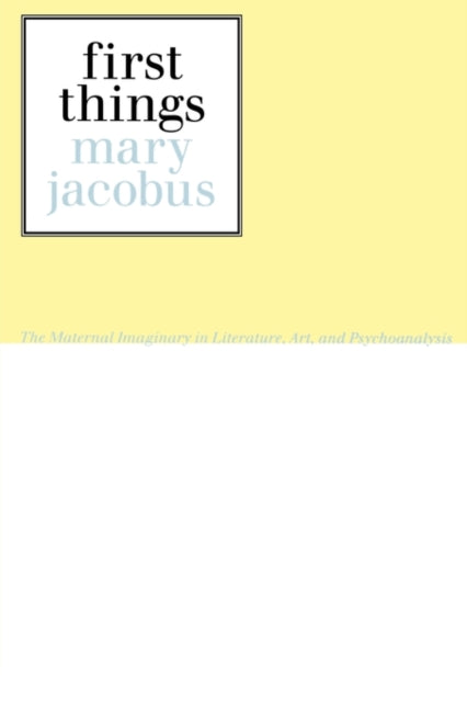 Book cover of: First Things