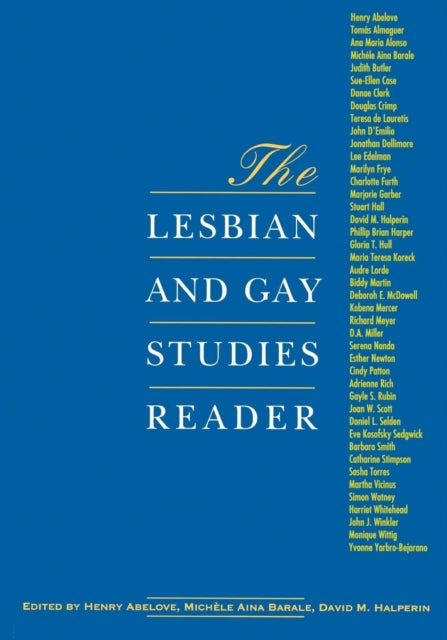 Book cover of: Lesbian and Gay Studies Reader