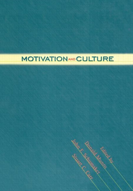 Book cover of: Motivation and Culture