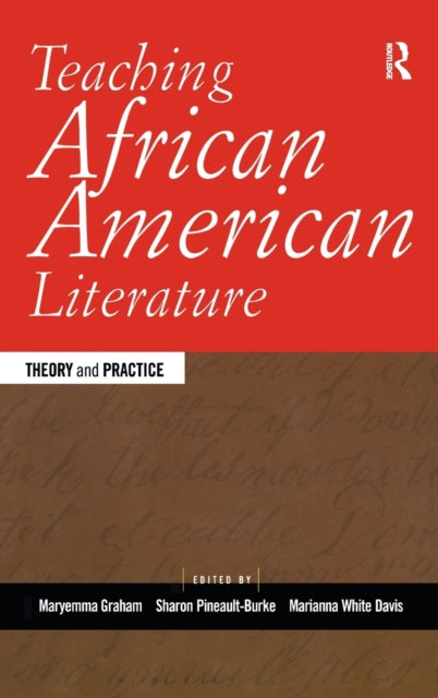 Book cover of: Teaching African American Literature. By: M. Graham