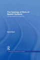 Book cover of: Typology of Parts of Speech Systems