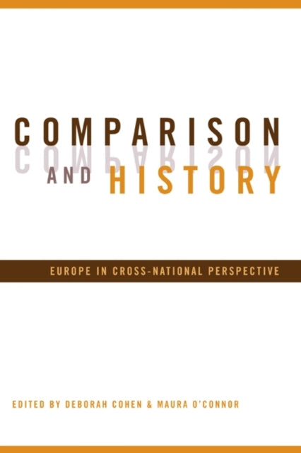 Book cover of: Comparison and History. By: Deborah Cohen