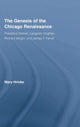 Book cover of: Genesis of the Chicago Renaissance. By: Mary Hricko