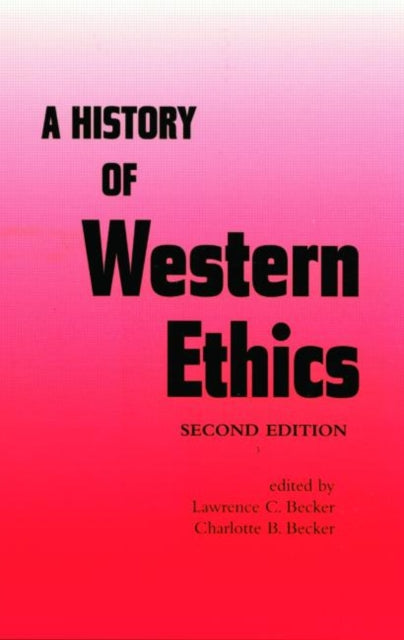 Book cover of: History of Western Ethics. By: L. Becker