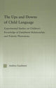 Book cover of: Ups and Downs of Child Language