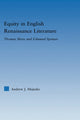 Book cover of: Equity in English Renaissance Literature. By: Andrew J. Majeske