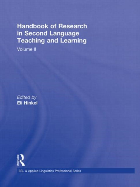 Book cover of: Handbook of Research in Second Language Teaching and Learning