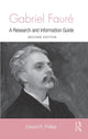 Book cover of: Gabriel Faure. By: Edward R. Phillips