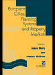 Book cover of: European Cities, Planning Systems and Property Markets. By: J.n. Berry