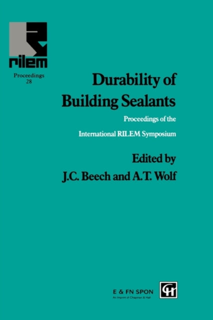 Book cover of: Durability of Building Sealants. By: J.C. Beech