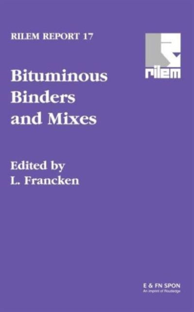 Book cover of: Bituminous Binders and Mixes