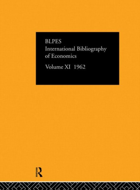 Book cover of: Intl Biblio Econom 1962 Vol 11