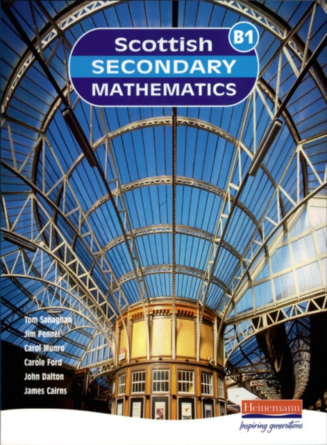Book cover of: Scottish Secondary Maths Blue 1 Student Book. By: SSMG