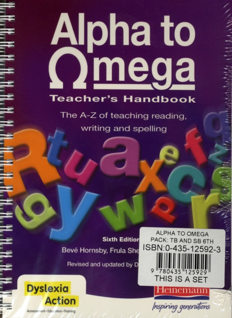 Book cover of: Alpha to Omega Pack: Teacher's Handbook and Student's Book 6th Edition. By: Frula Shear