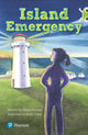 Book cover of: Bug Club Lime Plus B Island Emergency. By: Diana Noonan