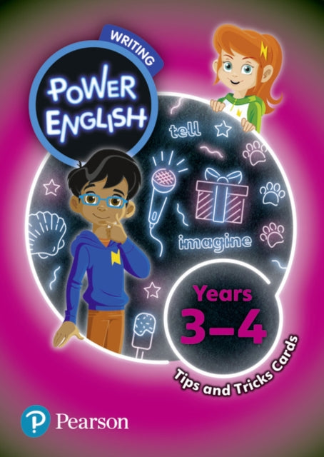 Book cover of: Power English: Writing: Writing Tips and Tricks Cards Pack 1. By: Marie Lallaway