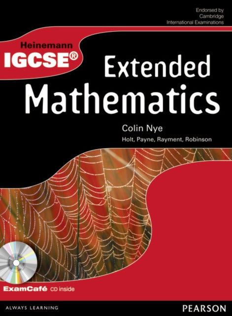 Book cover of: Heinemann IGCSE Extended Mathematics Student Book with Exam Cafe CD