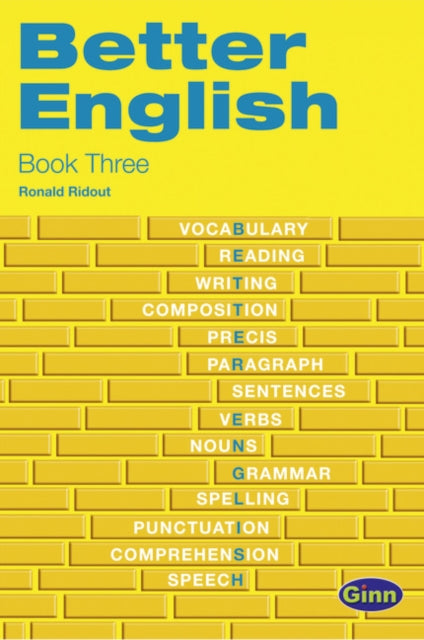 Book cover of: Better English Book 3 (International) 2nd Edition - Ronald Ridout