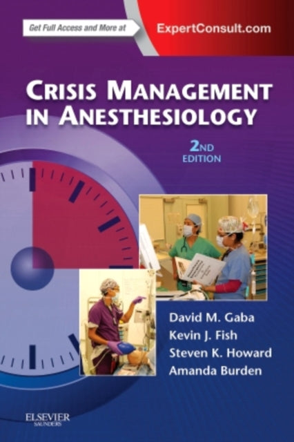 Book cover of: Crisis Management in Anesthesiology. By: David Gaba