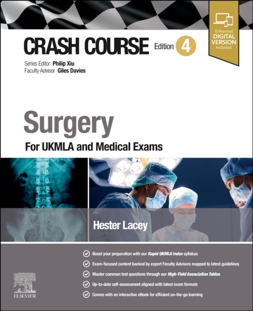 Book cover of: Crash Course Surgery. By: Hester Lacey