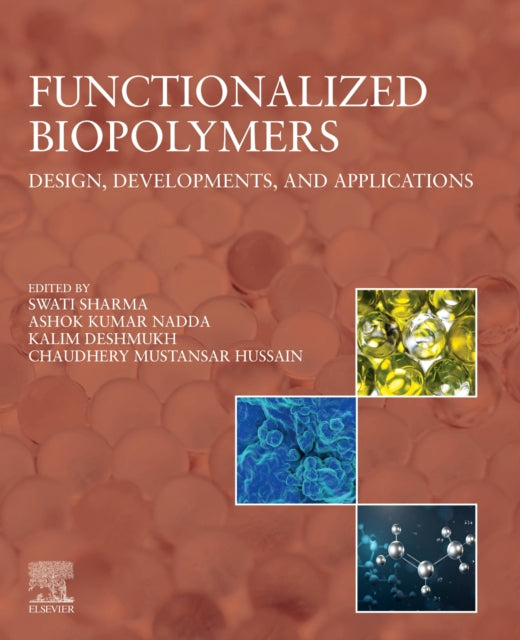 Book cover of: Functionalized Biopolymers. By: Swati Sharma