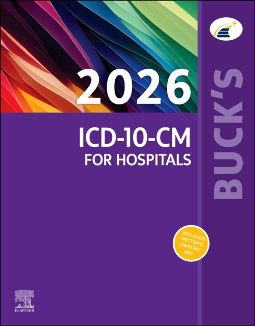 Book cover of: Buck's 2026 ICD-10-CM for Hospitals. By: Elsevier