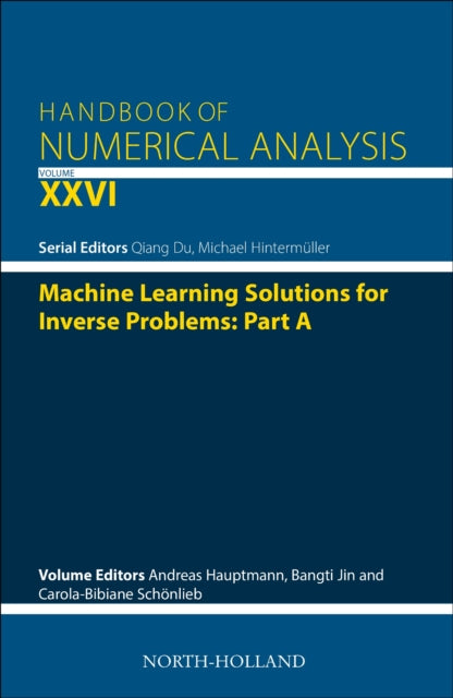Book cover of: Machine Learning Solutions for Inverse Problems: Part A