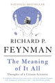 Book cover of: Meaning of It All. By: Richard Phillips Feynman