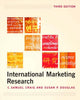 Book cover of: International Marketing Research. By: C. Samuel Craig