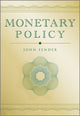 Book cover of: Monetary Policy. By: John Fender