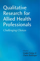 Book cover of: Qualitative Research for Allied Health Professionals. By: Linda Finlay