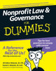 Book cover of: Nonprofit Law and Governance For Dummies. By: Jill Gilbert Welytok, Jill Gilbert, JD, CPA Welytok