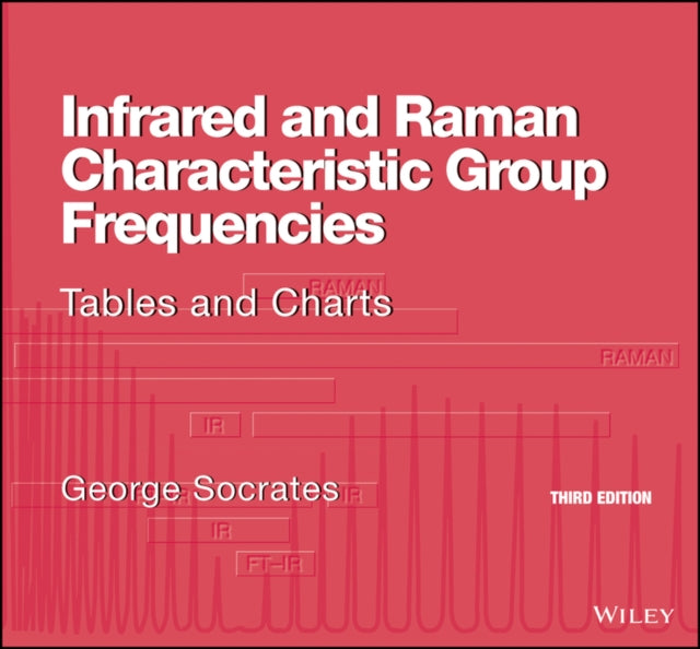 Book cover of: Infrared and Raman Characteristic Group Frequencies. By: George Socrates