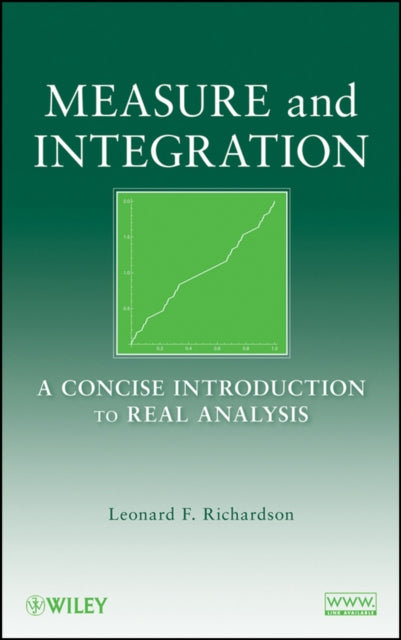 Book cover of: Measure and Integration. By: Leonard F. Richardson