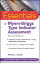 Book cover of: Essentials of Myers-Briggs Type Indicator Assessment. By: Naomi L. Quenk