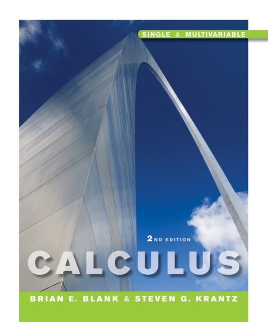Book cover of: Calculus. By: Brian E. Blank