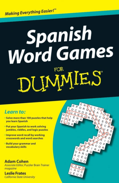 Book cover of: Spanish Word Games For Dummies
