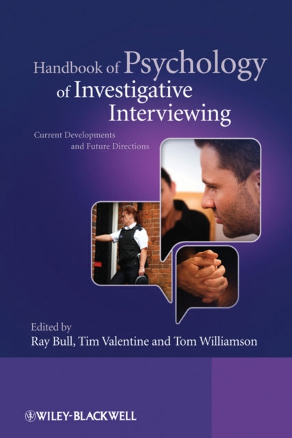 Book cover of: Handbook of Psychology of Investigative Interviewing