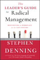 Book cover of: Leader's Guide to Radical Management. By: Stephen Denning