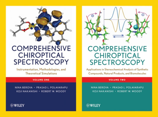 Book cover of: Comprehensive Chiroptical Spectroscopy, 2 Volume Set. By: Nina Berova