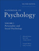 Book cover of: Handbook of Psychology, Personality and Social Psychology. By: Irving B. Weiner