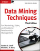 Book cover of: Data Mining Techniques. By: Gordon S. Linoff