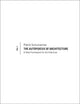 Book cover of: Autopoiesis of Architecture, Volume I. By: Patrik Schumacher