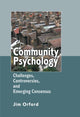 Book cover of: Community Psychology. By: Jim Orford