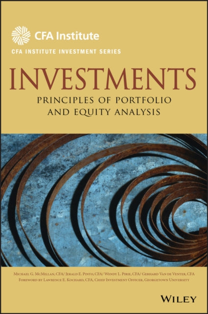 Book cover of: Investments. By: Michael G. McMillan
