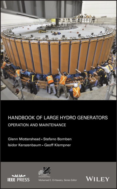 Book cover of: Handbook of Large Hydro Generators. By: Glenn Mottershead