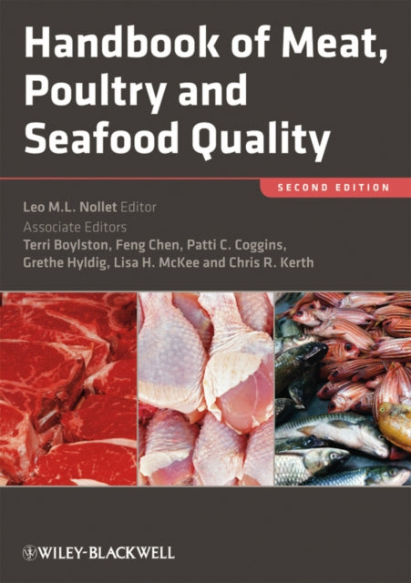 Book cover of: Handbook of Meat, Poultry and Seafood Quality. By: Leo M. L. Nollet