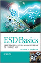 Book cover of: ESD Basics. By: Steven H. Voldman